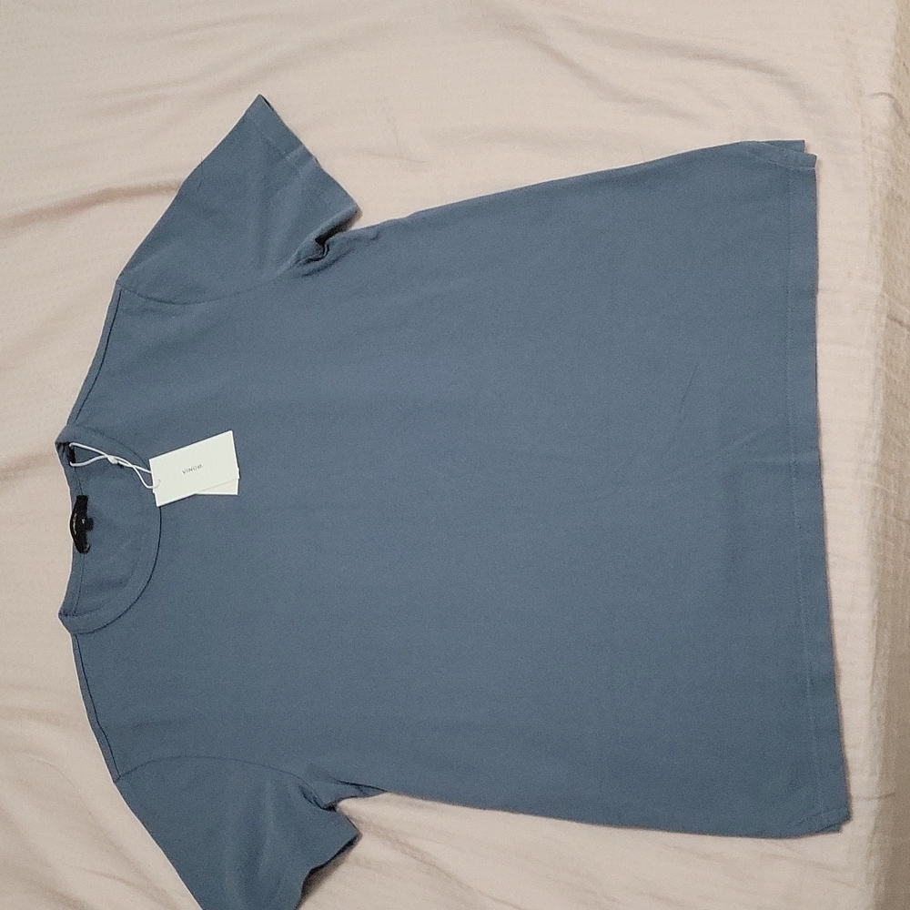 NWT Vince Garment Dye Short Sleeve Crew